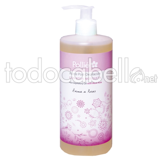 OLIO POST DEPILAZIONE PROFUMO DI ROSA 500 ML