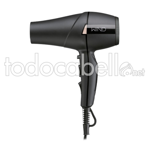 ASCIUGACAPELLI WIND EUROSTIL NERO 2300W