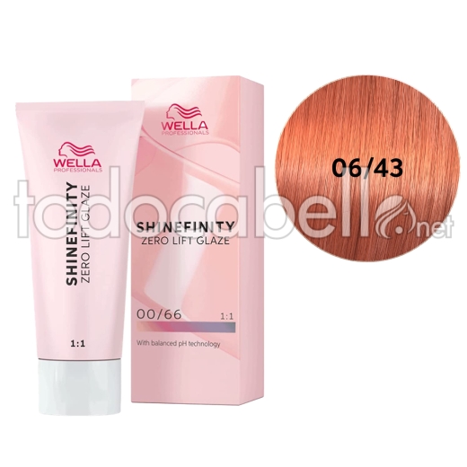 Wella Shinefinity Color Glaze 06/43 Copper Sunset