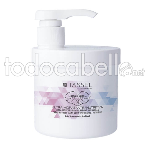 Tassel Crema de manos ultra hidratante nutritiva 500ml