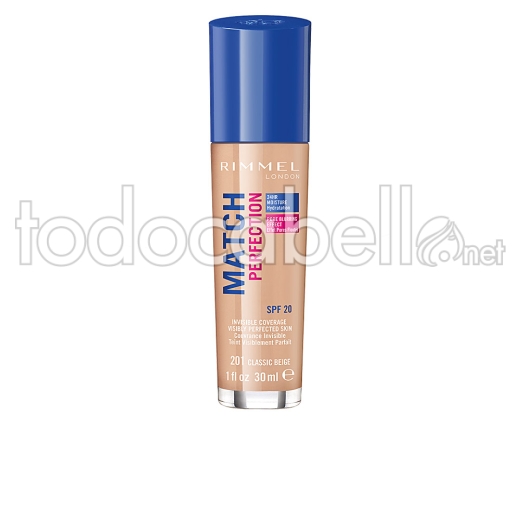 Rimmel London Match Perfection Foundation ref 201-classic Beige