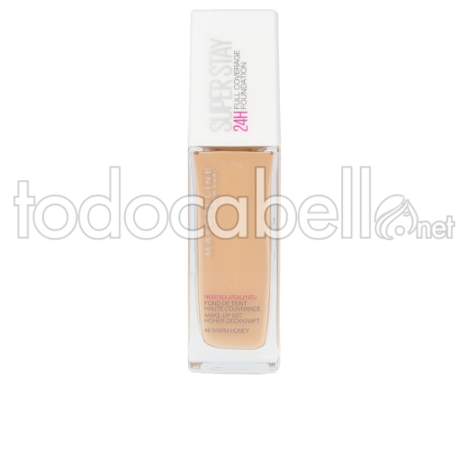 Maybelline Superstay Full Coverage Foundation ref 46-warm Honey