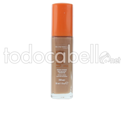 Rimmel London Lasting Radiance Foundation Spf25 ref 350-honey