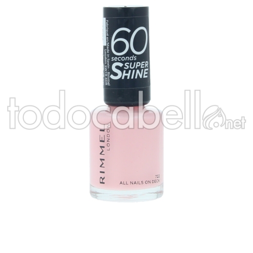 Rimmel London 60 Seconds Super Shine ref 722-all Nails On Deck 8 Ml