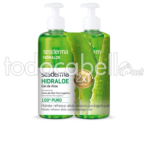 Sesderma Hidraloe Gel 100% Puro Lote 2 X 250 Ml