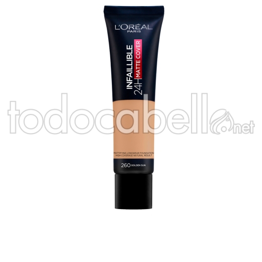 L'oréal Paris Infaillible 24h Matte Cover Foundation ref 260-golden Sun