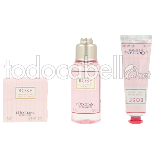 L´occitane Rose Lote 3 Pz