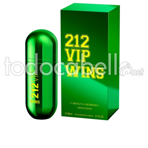 Carolina Herrera 212 Vip Wins Limited Edition Edp Vaporizador 80 Ml