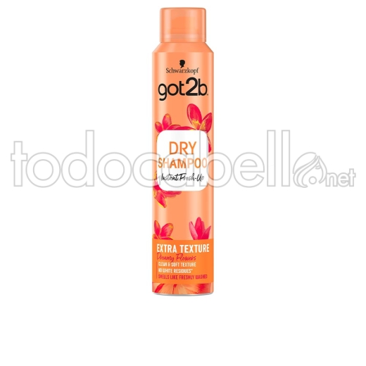 Schwarzkopf Got2b Dry Shampoo Extra Clean & Soft Texture 200 Ml