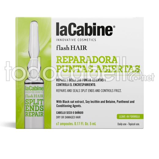 La Cabine Flash Hair Reapair Puntas Abiertas 7 X 5ml           