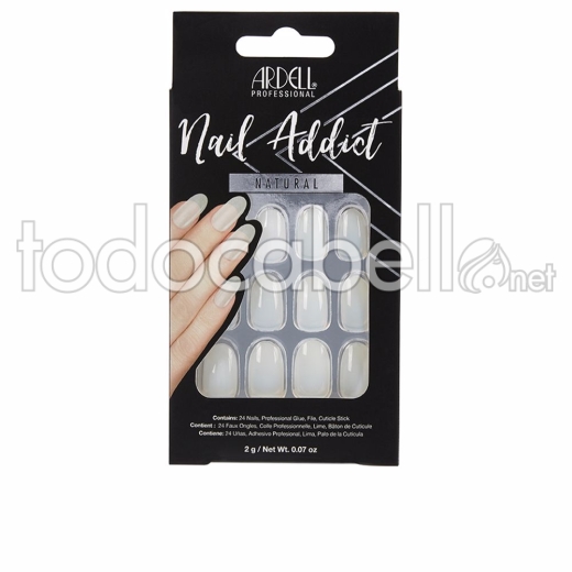 Ardell Nail Addict Natural Oval 1 U