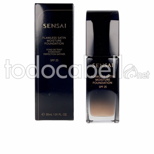 Kanebo Sensai Flawless Satin Foundation Spf20 ref 204-honey Beig 30 Ml