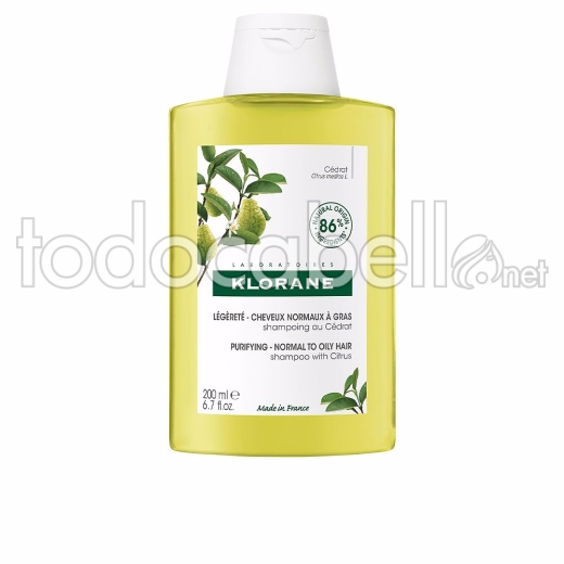 Klorane Purificante Champú A La Cidra 200 Ml