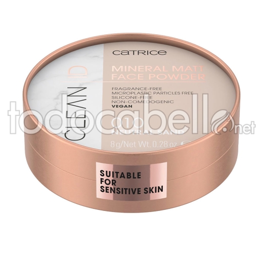 Catrice Clean Id Mineral Matt Face Powder ref 010-neutral Sand