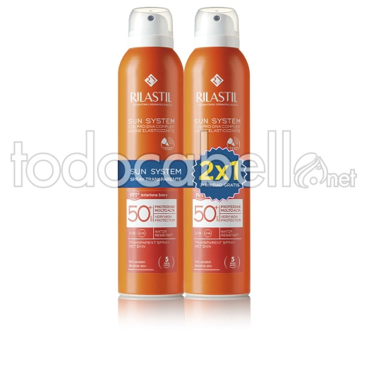 Rilastil Sun System 50+ Spray Transparente Lote 2 Pz