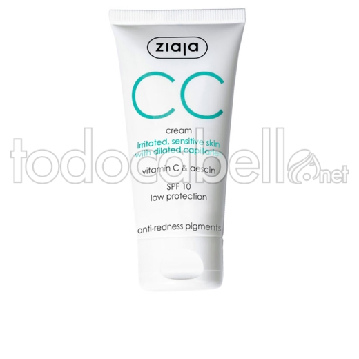 Ziaja CC Cream Correctora Para Pieles Irritadas Y Sensibles 50ml