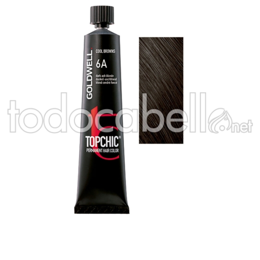 Goldwell Topchic Permanent Hair Color #6a 60 Ml