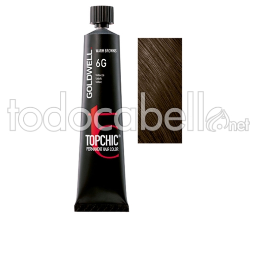 Goldwell Topchic Permanent Hair Color #6g 60 Ml