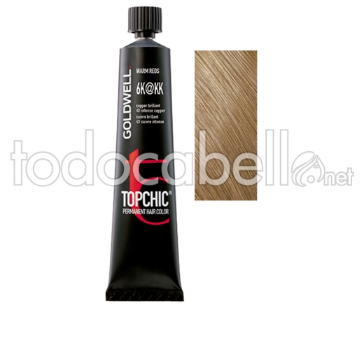 Goldwell Topchic Permanent Hair Color #6k@kk 60 Ml