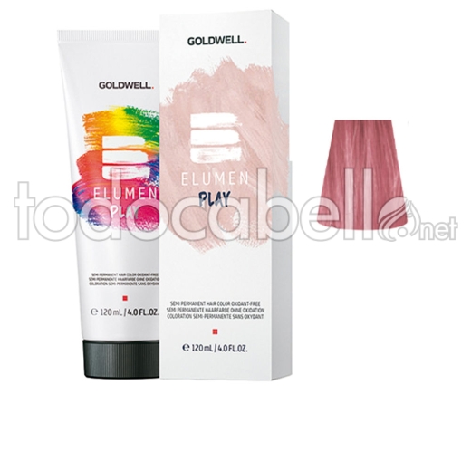 Goldwell Elumen Play Semi Permanent Hair Color Oxidant-free #rose 120 Ml