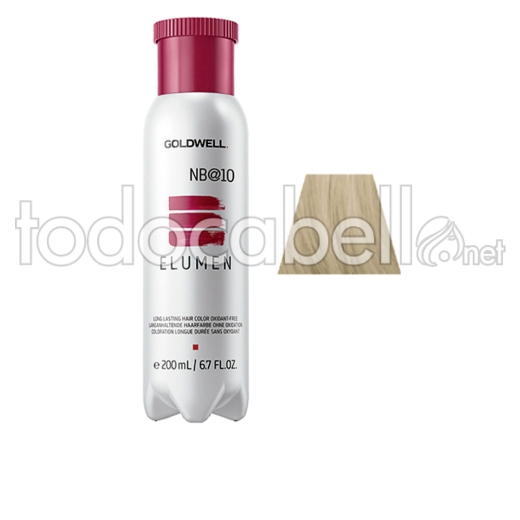 Goldwell Elumen Long Lasting Hair Color Oxidant Free #nb@10 200 Ml