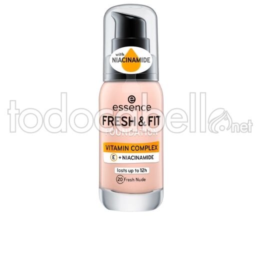 Essence Fresh & Fit Maquillaje ref 20-fresh Nude 30 Ml