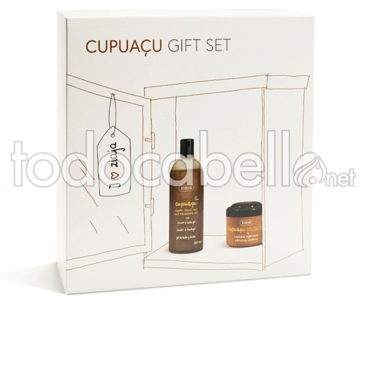 Ziaja Cupuazú Set de regalo 2Pz Exfoliante de azúcar  200 ml + Jabón  de baño 500ml