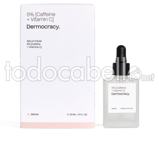 Dermocracy 5% [cafeína + Vitamina C] Sérum Facial 30 Ml