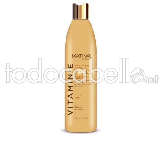 Kativa Vitamina E  Biotina & Bamboo Shampoo 355 Ml