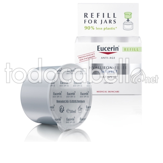 Eucerin Hyaluron Filler Día Piel Seca Spf15 Refill 50 Ml