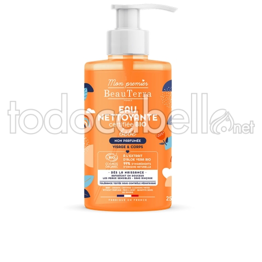 Beauterra Bio Bebé Agua Limpiadora Sin Perfume 750ml