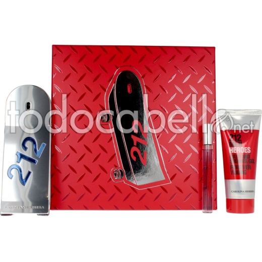 Carolina Herrera 212 Men Heroes Lote 3 Pz