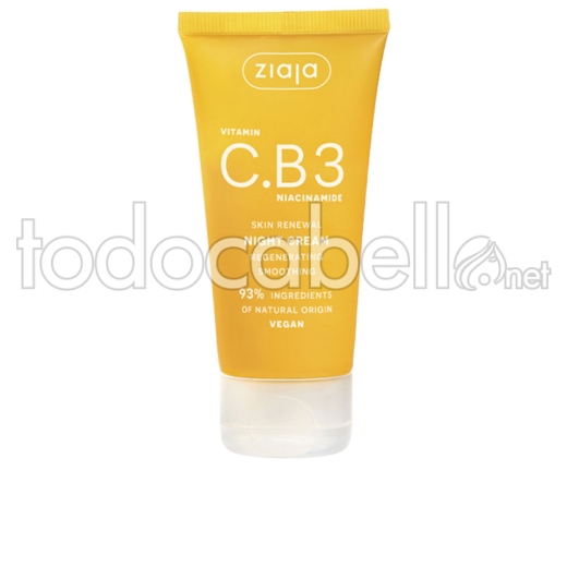 Ziaja Vitamina C.b3 Niacinamida Crema Facial De Noche Regeneradora 50 Ml