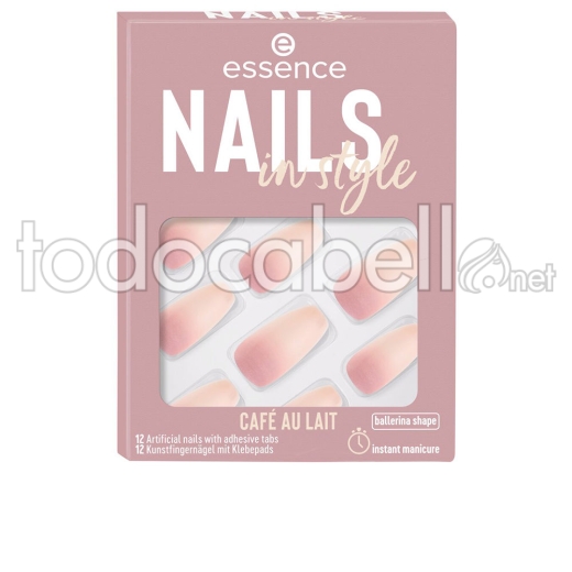 Essence Nails In Style  Uñas Artificiales #16-café Au Lait 12 U