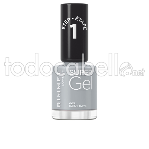 Rimmel London Super Gel Esmalte De Uñas #005-rainy Days 12 Ml