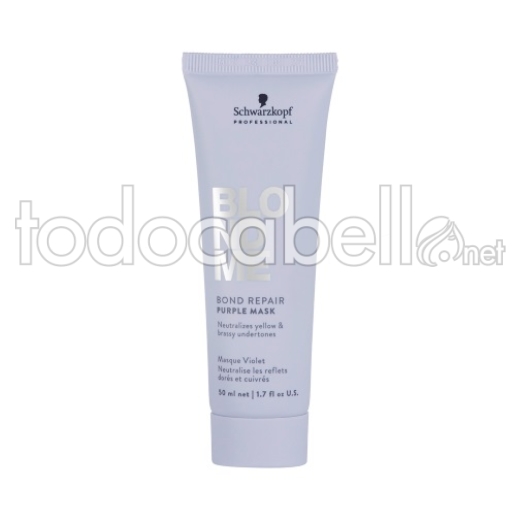 Schwarzkopf Blondme Bond Repair Mascarilla Nutritiva Morada 50ml