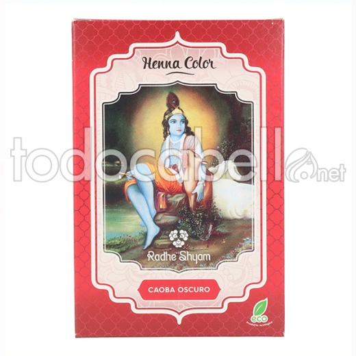 Radhe Shyam Henna En Polvo Caoba Oscuro 100g