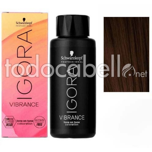 Schwarzkopf Demi-Permanent Dye Igora Vibrance 4-68  marrone mezzo marrone rosso 60ml