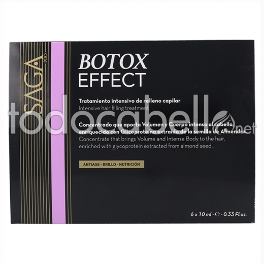 Saga Pro Botox Effect Volume And Body Treatment 6x10ml