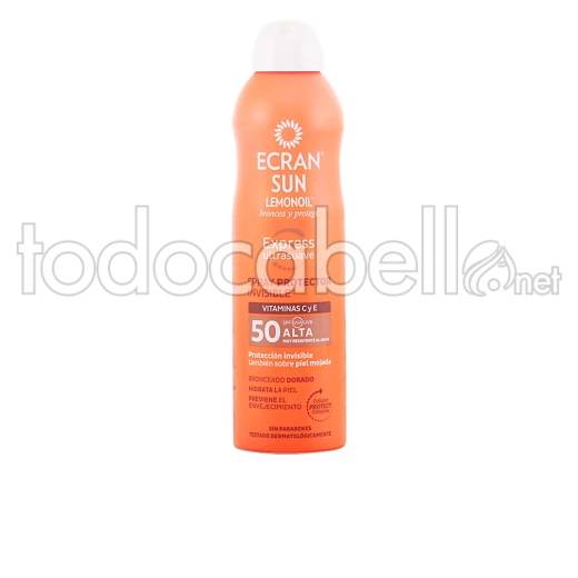 Ecran Sun Lemonoil Spray Protector Invisible Spf50 250ml