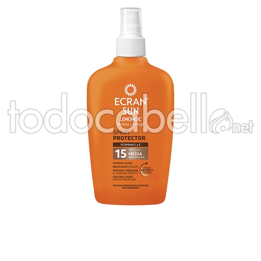 Ecran Sun Lemonoil Leche Protectora Spf15 Vaporizador 200 Ml