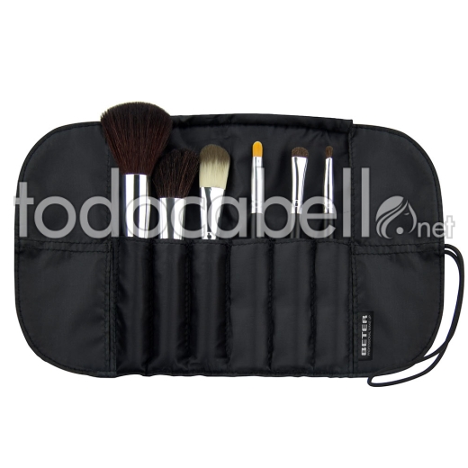 Beter Professional Case-blanket With 6 Make Up Brushes