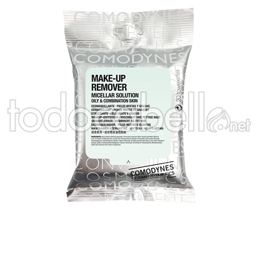 Comodynes Make-up Remover Micellar Solution Oily & Combined Skin 20u