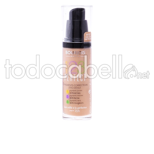 Bourjois 123 Perfect Liquid Foundation ref 57-light Bronze  30 Ml