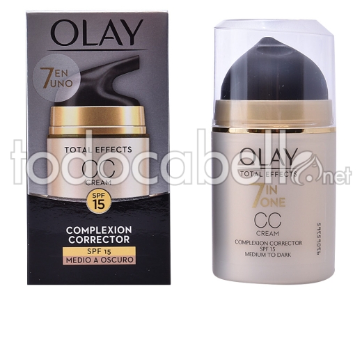 Olay Total Effects Cc Cream Spf15 ref medio A Oscuro 50 Ml