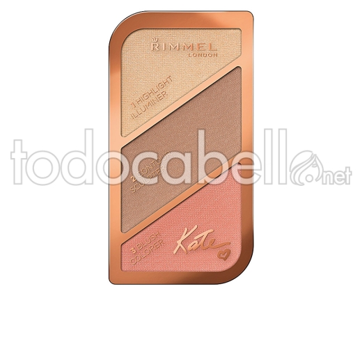 Rimmel London Kate Sculpting Palette ref 002-coral Glow 18,5 Gr