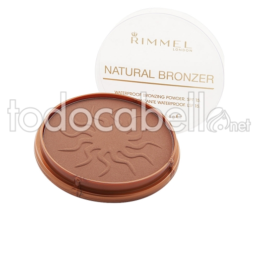 Rimmel London Natural Bronzer Spf15 ref 026-sun Kissed 14 Gr