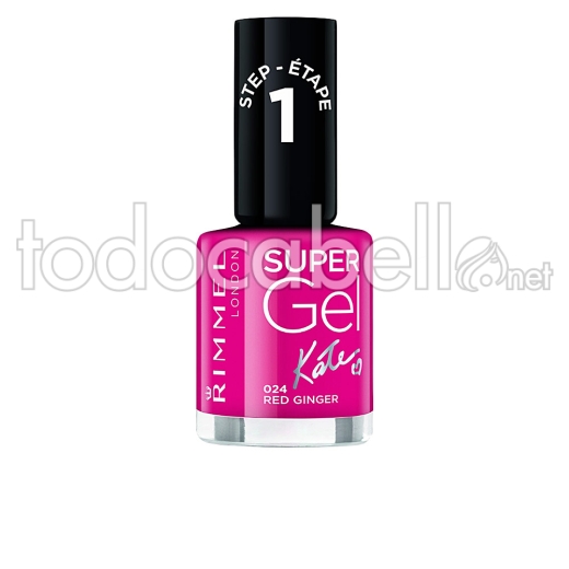 Rimmel London Kate Super Gel Nail Polish ref 024-red Ginger