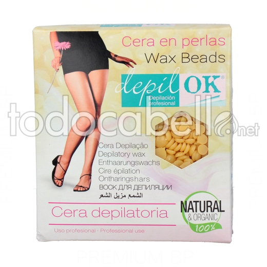 Depil Ok Cera En Perlas Natural 1000 Gr