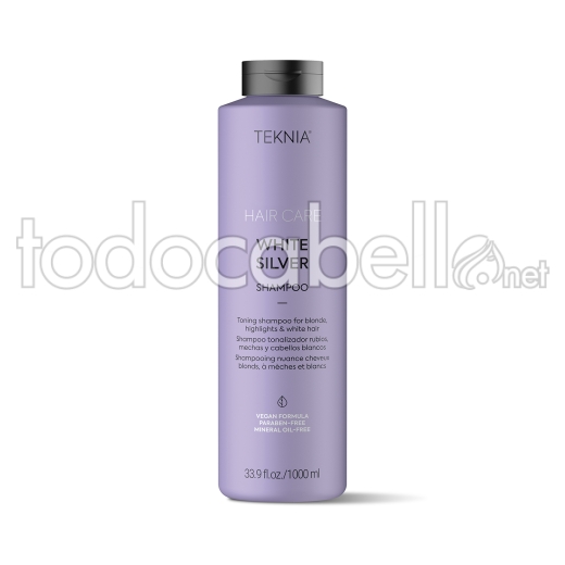 Lakme Teknia  White Silver Champú tonalizador 1000ml